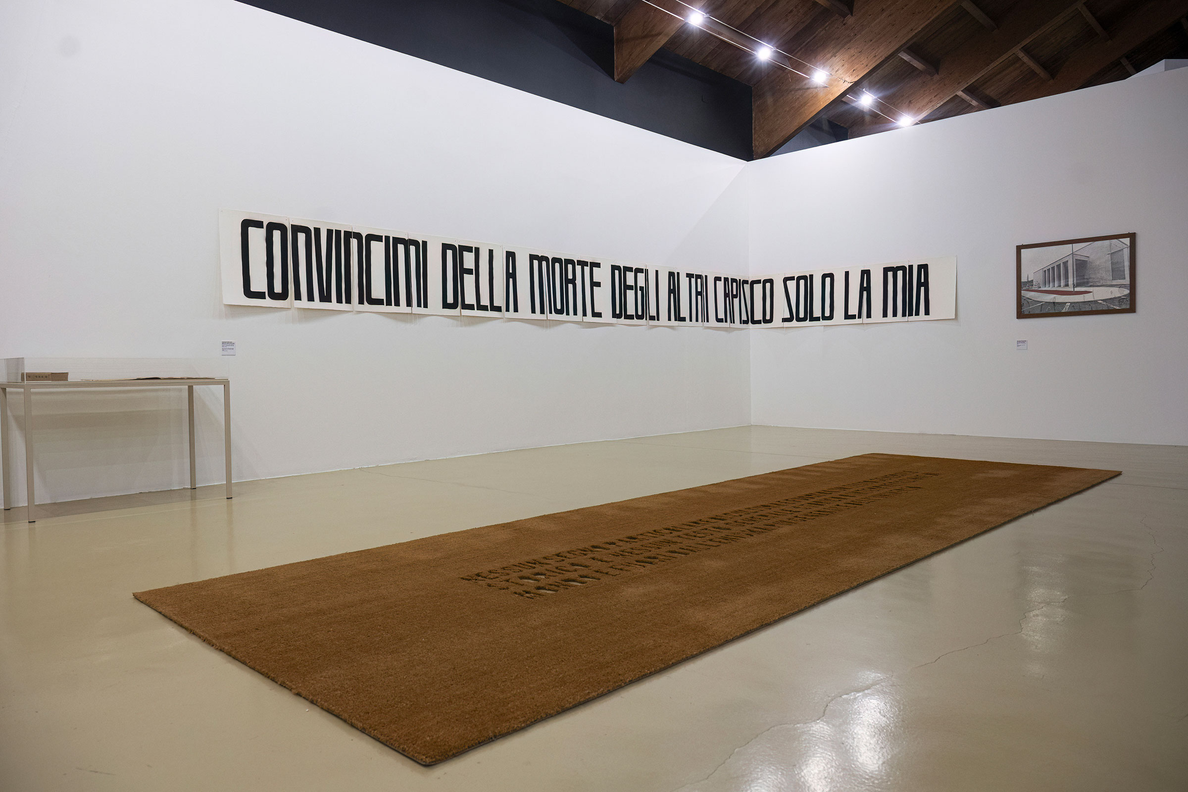 u0022Fabio Mauri. Esperimenti nella verifica del Male / Experiments in the verification of evilu0022, veduta espositiva